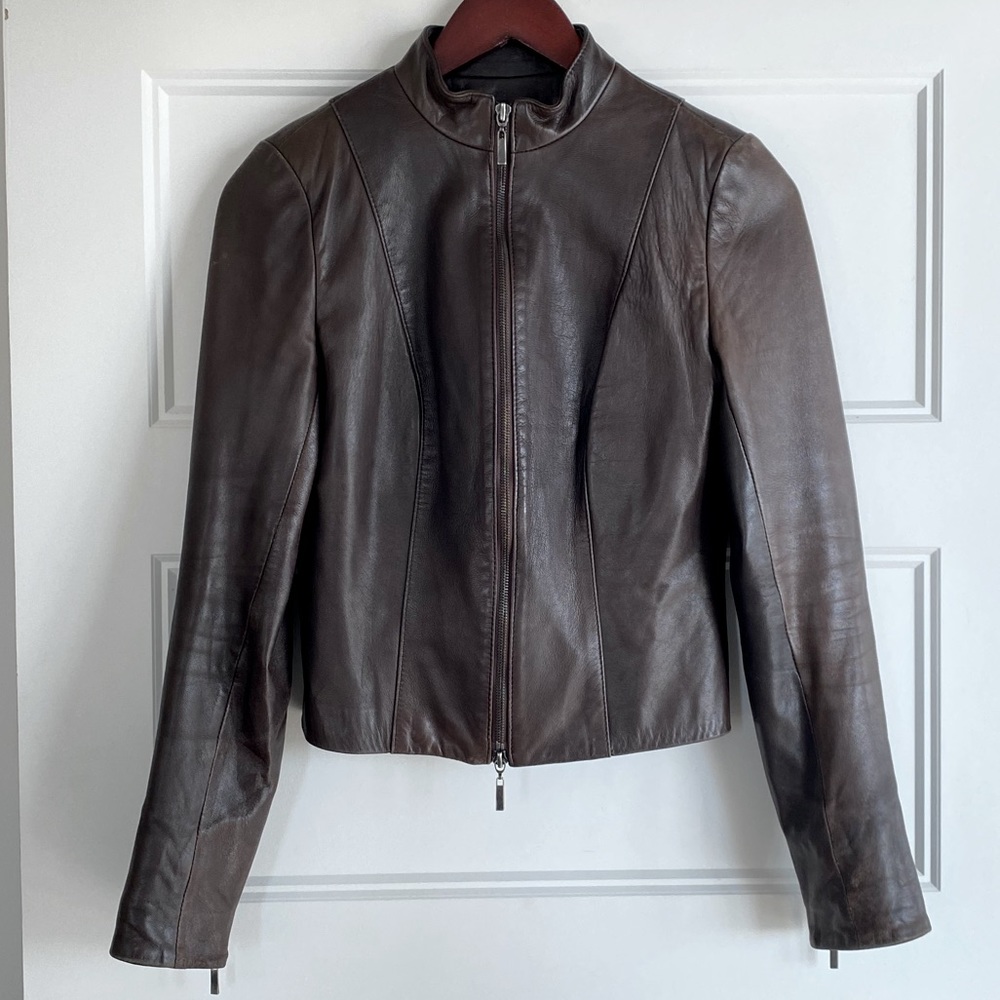 Danier Brown Leather Jacket